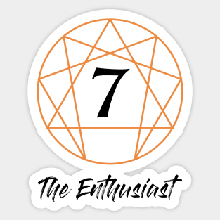 Enneagram Seven - The Enthusiast Sticker